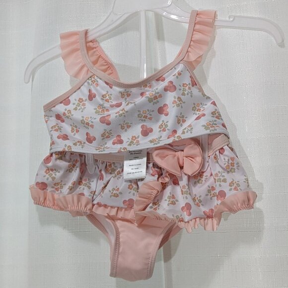 Girls Size 4  Bikini 2 piece Swim Suit  Minnie NWT - Picture 1 of 5